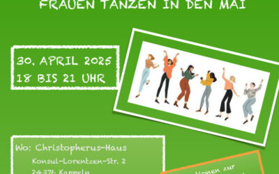 Frauen tanzen in den Mai